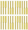 30 PCS Diamond Chainsaw Sharpener Hardness Tatanium Plated Chainsaw Sharpener Bits for Chain,Including 5/32'', 3/16'', 7/32'' (Gold)