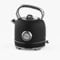 GEEPAS Electric Kettle | Vintage Cordless Stainless Steel Rapid Boil for Hot Water Tea Coffee | Auto Shut-Off 360° Swivel Base Temp Gauge Boil Dry Protection | 2 Yr Warranty 1.7L 3000W Retrovive Black
