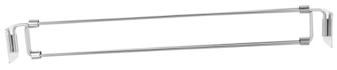 NUOBESTY Rv Refrigerator Stand Rv Fridge Clip Adjustable Shelving Brackets Stainless Steel Silver 304 Stainless Steel