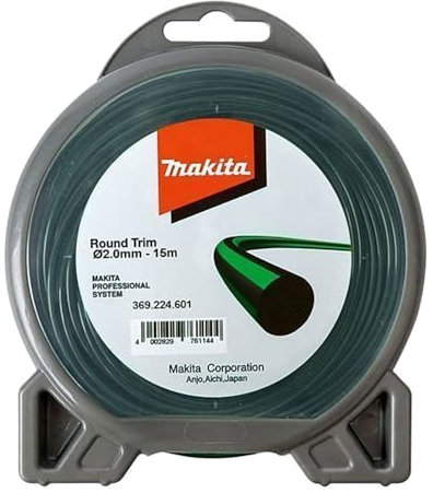 Makita 369224061 Nylonschnur, geräuschlos, 2 x 3,5 m, mehrfarbig
