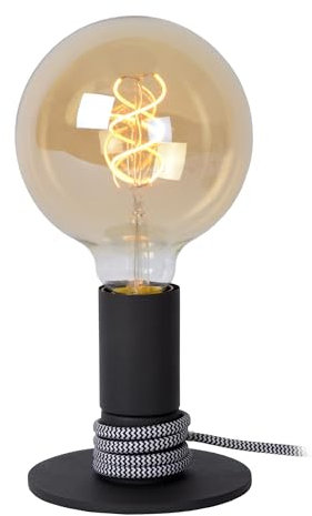 LUCIDE MARIT - Tischlampe - 1xE27 - Schwarz