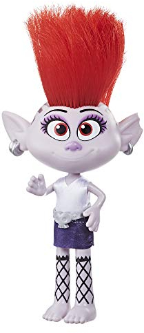 DreamWorks Trolls Styling Barb Fashion Puppe mit abnehmbarem Outfit, inspiriert vom Film Trolls World Tour, Mädchen ab 4 Jahren