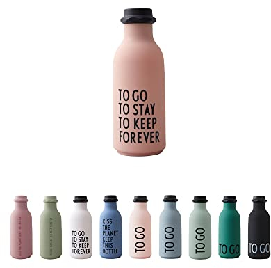 Design Letters 20202502NUTOTOTOFO Wasserflasche, Tritan, Nude