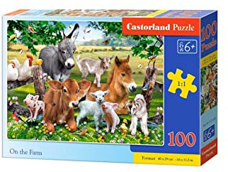 CASTOR LAND 100 el. Zwierzeta na farmie [Puzzle]