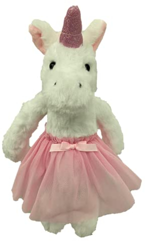Sweety Toys, Muñeca de Peluche con diseño de ángel, 13401, Unicornio, Bailarina, Hada de Peluche, 30 cm, Color Rosa