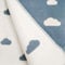 kids&me® Baumwolldecke für Babys Made in Germany - Babydecke aus 100% Bio-Baumwolle ÖKO-TEX für Jungen und Mädchen - Kuscheldecke für Babys mit Wolken 70x100cm - beliebtes Geschenk zur Geburt