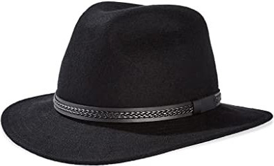 Tilley Montana Fedora, Schwarz, 7.875, Schwarz, 63 EU