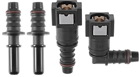X AUTOHAUX 2 Set 5/16 7.89mm SAE to 13/32 10.5mm Fuel Line Hose Connector