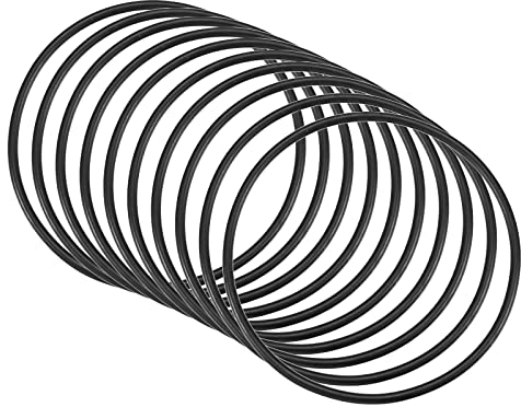 QUARKZMAN 10 Stücke Nitrilkautschuk O-Ring Nitrilgummi Dichtung 90mm x 84mm x 3mm für Wasserhahn Klempner Reparatur Dichtung Verbindung, Schwarz