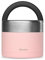 QWETCH - Lunch Box Isotherme Inox avec Poignée - Pastel Rose 850ml - Boîte Alimentaire Repas Chaud - 5h Chaud et 7h Froid - Etanche & Sans-BPA