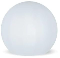 Licht-Erlebnisse LED Kugelleuchte Solar XXL Ø 78 cm RGBW Farbwechsler Dimmer Fernbedienung Weiß IP65 Gartenleuchte Terrasse Außenlampe Garten Weg