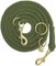 Leisegrün Paracord Hundeleine 2m | Handgefertigte Leine 3-Fach verstellbar | Handmade für kleine und mittelgroße Hunde (Olive, 2 m) | Farbe: Olive
