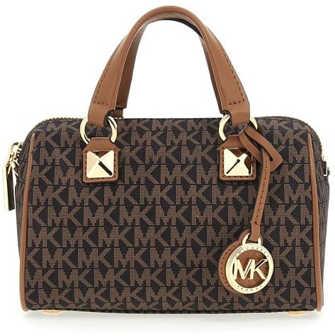 Michael Kors Women Sm Duffle Xbody Hand Bag, Brcorn