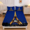 3D Spannbettlaken 180x200 Paris Bettlaken Weiches Atmungsaktiv Spannbetttücher Paris Mikrofaser Spannbetttuch Tiefe Tasche 30 cm Mit 2 Kissenbezügen 80x80 cm ii3909