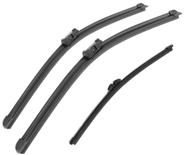 Limpiaparabrisas de coche/Apto for Ford Focus 4 MK4 2018-2020 26+26+11 Escobillas de limpiaparabrisas delanteras y traseras Accesorios de corte de escobillas 2018 2019 2020 Escobilla limpiaparabri