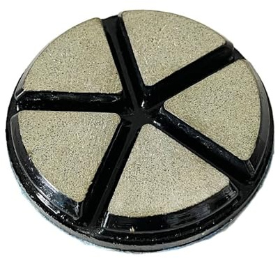 BDAYEK Polishing pads 1Pc 3 Inch 75mm Epoxy Cured Floor Concrete Cement Refurbishment Polishing Diamond Grinding Block Grinding Disc Polishing Pad(100)