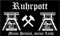 2 x Aufkleber Flagge Ruhrpott 8 x 5 cm Sticker Carsticker Autoaufkleber Flagge Fahne
