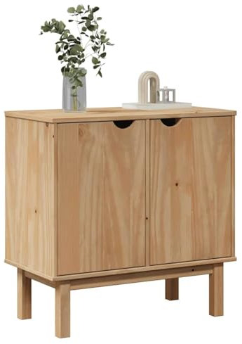 Lauuoeriau Möbelartikel Home Flurschrank OTTA 75x40x75 cm Massivholz Kiefer Möbel