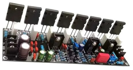 Wdbild Large Power Monos 400W Soundverstärker Mit A1943 C5200 Transistoren Einfache Installation Für Professionelle Soundsystemverstärker Professioneller Rauschsysteme