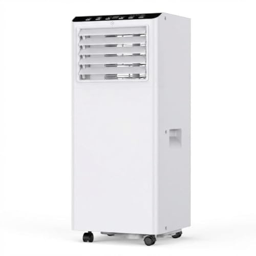 Climatiseur mobile 9000 BTU 2,6 kW 5-en-1 – Refroidissement, déshumidification, ventilation, mode nuit silencieux, minuterie 24H – Contrôle à distance, kit fenêtre inclus – Pour pièces jusqu’à 45 m² –