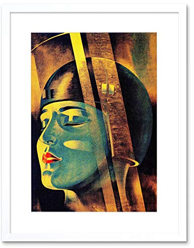 Wee Blue Coo MOVIE FILM CHARACTER MARIA METROPOLIS LANG GERMANY FRAMED ART PRINT B12X9901