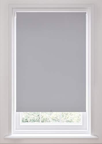 Swish Cordless Blackout Roller Blind, Dove Grey, W90 Cm x D170 Cm
