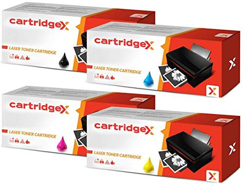 Cartridgex 4 Compatible Toner Cartridge Set Replacement for HP Laserjet M570dn M570dw 507x 507A