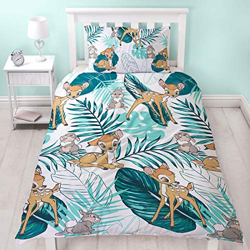 Disney Bambi Bettbezug für Einzelbett, Palmblatt