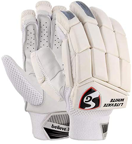 SG Cricket Litevate White RH Schlaghandschuhe für Erwachsene