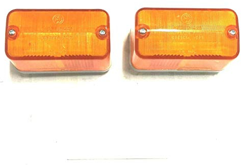 AER MOTO SPARE PARTS PAAR VORNE LINKS + RECHTS APE 50 P ORANGE RÜCKLEUCHTEN MOTORRAD-SCHEINWERFER