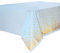 4 Stück Blau und Gold Party Tischdecke für Rechteck Tisch, Gold Dot Confetti Geburtstag Tischdecke, für Baby Shower, Jungen Geburtstag, Jahrestag, Single Party, Tea Party, Hochzeit137cm x 274cm
