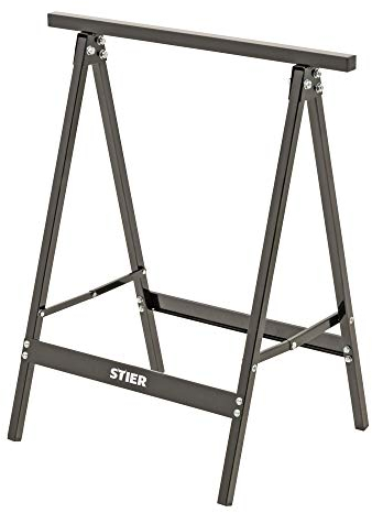 STIER Stahl Arbeitsbock 100 kg, klappbar, Sägebock, Unterstellbock, Klappbock, Unterstellbock