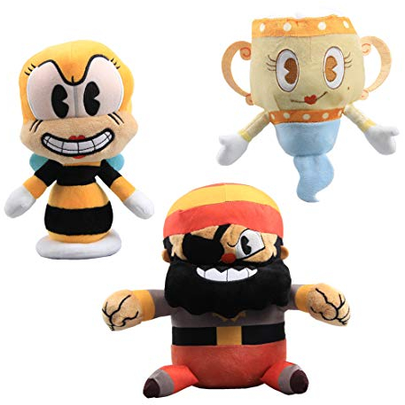 uiuoutoy 3 Stück Plüsch Spielzeug Captain Brineybeard Kuschelpuppe Legendary Chalice Rumor Honeybottoms Stofftier Plüschtier Kinder Geschenk