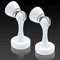 Magnetic Door Stop, 2 Pack Door Stopper Magnetic White Brushed Nickel Magnetic Door Stops Catch Floor Wall Mount Stainless Steel Doorstop Door Holder for Home Office…
