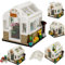 Greenhouse Garden Plant Shed | Custom kit made with real LEGO Bricks | Instructions Included