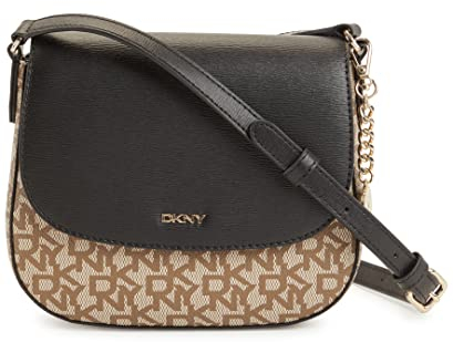 DKNY Damen Bryant Saddle Bag Satteltasche, Chinesisch/Schwarz