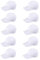 10Pcs DIY White Baseball Caps Hüte Kreative Malerei Sonnenhüte Caps Jugendsportkappe für Kinder DIY Machen Malen Wandert im Freien Outdoor- Aktivitäten