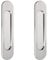 MOROBOR Tiradores ovalados autoadhesivos para puerta corrediza de 18 cm, 2 piezas de aleación de aluminio de acero cepillado, mango sin perforaciones, para puertas corredizas de granero, ventanas,