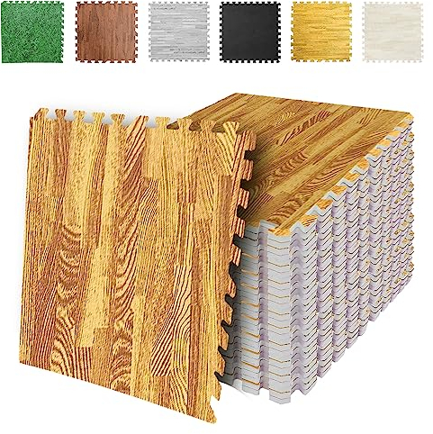 SG Traders Eva Foam Mats Interlocking Gym Flooring Puzzle Exercise Mats Non-Slip Rubber Cushion Floor Tiles Interlocking Eva Mat Gym Workout Tiles (60x60cm) 24 x 24