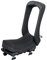 Urban iki Unisex-Adult Junior seat Bike, Kindersitz, Bincho Black/Bincho Black, En storlek