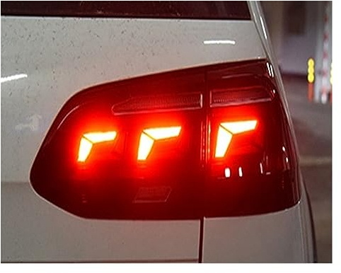 MOIKEN Auto Styling Rückleuchten Kompatibel for Golf7 Golf 7 Variant Alltrack MK7 2013-2017 LED Rücklicht DRL Blinker hinten Rückwärts Bremse