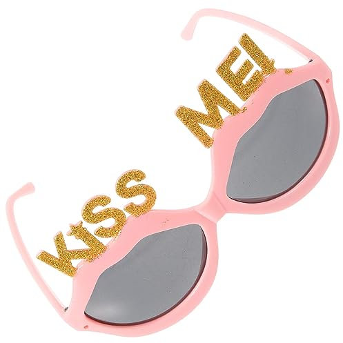 SEWACC Abgefahrene Sonnenbrille Erwachsene Verkleiden Sich Mit Einer Brille Lustige Brille Foto Props Brillen Party Deko Brillen Valentingstag Vintage Brille Kleidung Plastik Erwachsener