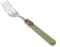 Rivadossi Sandro 1606FOT06 Set di Forchette da Tavola, 6 Pezzi-Classic-100% Made in Italy, Artigianalità e Design, Acciaio Inox 18/10, Verde Salvia