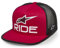 Alpinestars Herren ORIGINAL Logo Trucker HAT Baseballkappe, Rot/Schwarz/Weiß, Einheitsgröße