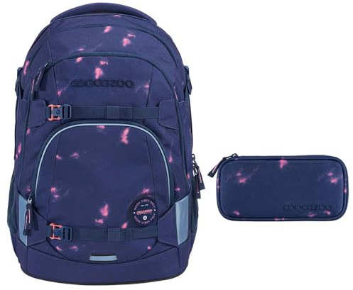 coocazoo MATE Schulrucksack-Set 2tlg inkl. Schlamperbox (Arctic Midnight)