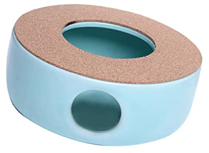 PRETYZOOM Ceramic Tea Stove Candle Heater for Home Office Candle Holder Tea Light Warmer for Light Scenarios