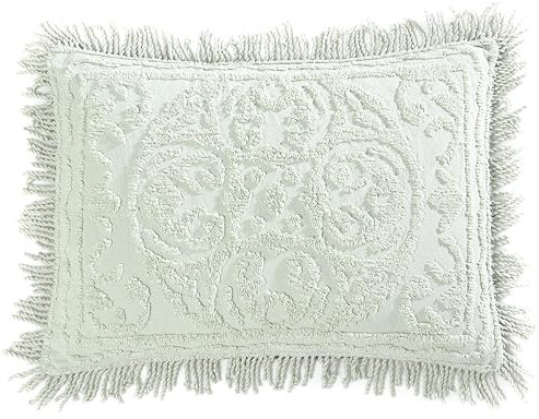 Beatrice Home Fashions Medallion Chenille-Tagesdecke, Standard-Kissenbezug, Salbei