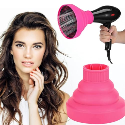 Diffusor Haar Universal,Diffusor Aufsatz Locken Hair,Diffusor Haarfön Tragbar,Diffusor Föhn Aufsatz,Diffusor Aufsatz Silikon,Haartrockner Diffusor Faltbar Föhnaufsatz Locken Universal