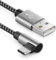 deleyCON 1,5m Cavo USB A a USB C - Spina C Angolata a 90° - Cavo di Ricarica - A a C - per iPhone 15 16 Pro Max Samsung S25 S24 S23 S22 Pixel iPad Pro MacBook Air Tablets Switch PS5