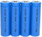 3.7V Solar Battery 3.7V AA Batteries LiFePO4 800mah Rechargeable Batteries for Solar Lights,Flashlight,Wall Lantern 4 Pack (3.7V)